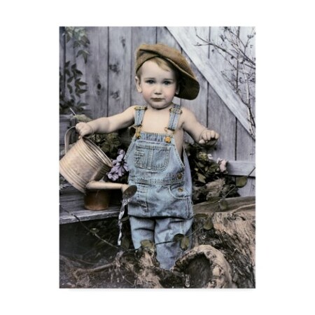 Trademark Fine Art Sharon Forbes 'The Water boy' Canvas Art, 14x19 ALI33323-C1419GG
